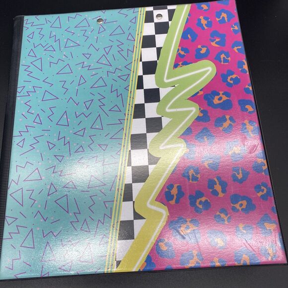 New Trapper Keeper 3 Ring Binder Retro Folder 2021 Mead 12 3/16" x 11 1/4" - Picture 6 of 7